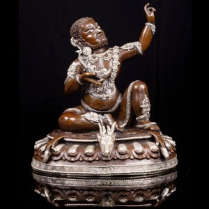 Milarepa Statue | Tibetan Yogic Master Sculpture | Handcrafted Buddhist Art | Enlightened Sage Figurine | Himalayan Spiritual Decor