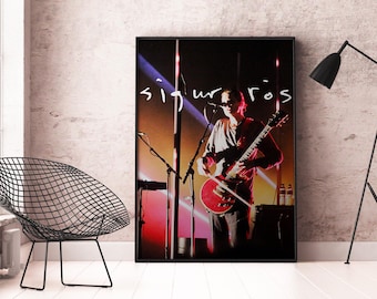 Sigur Ros Fan Photography Stampa concerto dal vivo Poster arte murale