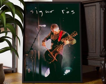 Sigur Ros Live Concert Printable Poster