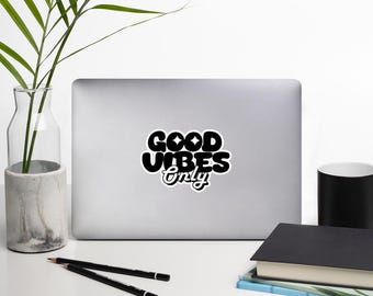 Adesivi Good Vibes Only senza bolle