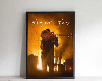 Printable Poster of Live Concert Sigur Ros