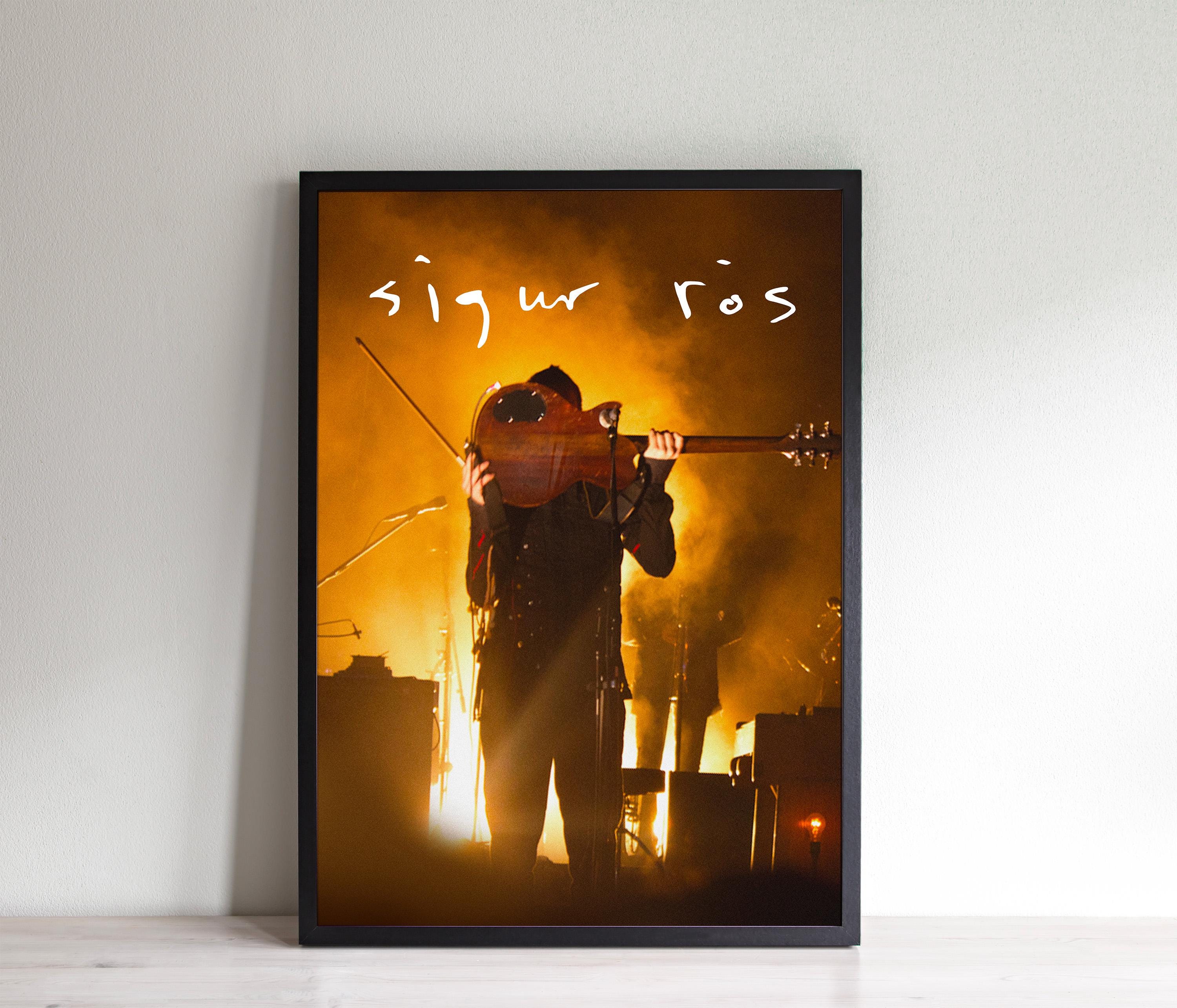 シガーロス　SIGUR ROS 2008年メルボルン公演ポスター　243/500 Sigur ros poster - Etsy 日本