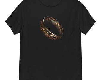 Maglietta Epic Fantasy Ring – Maglietta unisex con grafica minimalista fantasy