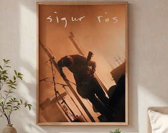 Sigur Ros Fan Photo Live Concert Print Wall Art Poster