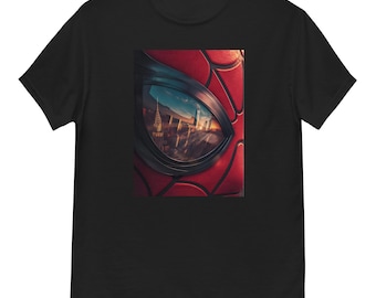T-shirt Urban Hero ispirata ai ragni – Maglietta in cotone con grafica