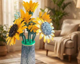 Display Stand for the LEGO Sunflower 40524 Planter/ Window Box