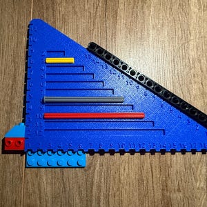 Brick ruler measuring tool