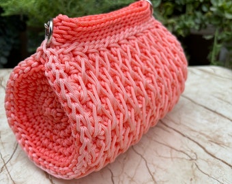 Sac à main Crochet - au motif nid d'abeille chic -