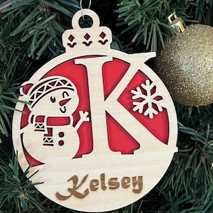 Personalized Christmas ornament, wooden ornament, Children’s ornament, Personalized ornament, stocking ornament, custom ornament, Family