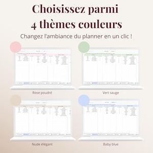 Planejador de Orçamento para Planilhas Google (Francês) | Planilha de Orçamento Automatizada | Controle de Economias e Dívidas | Calendário | Resumo Anual | Painel Mensal imagem 8
