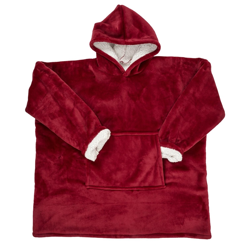 Sweat-plaid capuche personnalisé, Pull plaid broderie, Cadeau Noël brodé, cadeau anniversaire personnalisé, plaid brodé, cadeau femme homme image 9