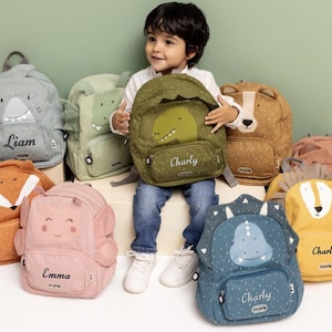 Petit sac à dos enfant brodé, sac maternelle, sac école, sac à dos enfant personnalisé, sac à dos 2 ans, sac crèche, cadeau naissance