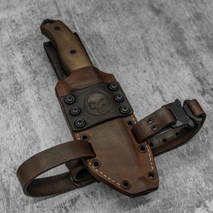 Hybrid-Kydex-Lederscheide für ESEE 5-Messer