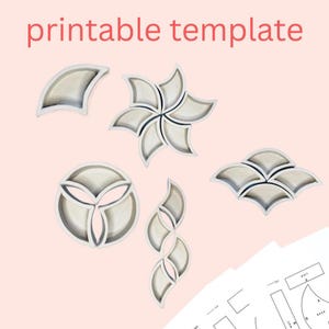 Tapas bowl - printable pottery template, DIY ceramics, slab construction + instructions