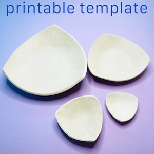 Bowl - Pottery Template + Instructions – Digital Ceramic Template for DIY Slab Construction