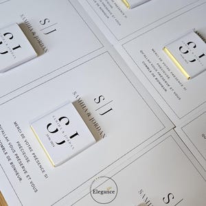 50PCS Chocolats avec cartes personnalisées | cadeaux invités | mariage | baptême | anniversaire