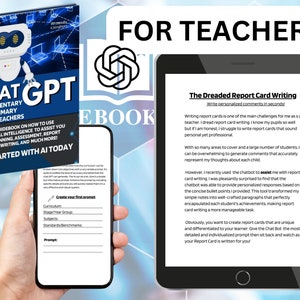 Chat GPT per insegnanti, suggerimenti sui modelli per insegnanti, scrittura di pagelle, trucchi per risparmiare tempo per gli insegnanti, modelli di pianificazione delle lezioni, eBook per insegnanti