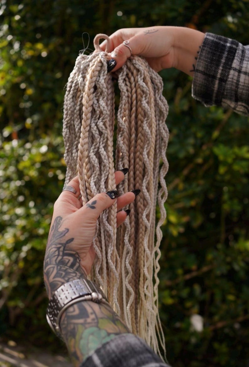 Braids Hair Set – Reusable Handmade DE Braids Kit for Protective ...