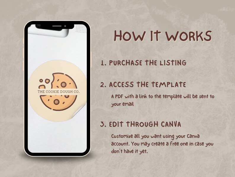 Complete Cookie Business Label & Sticker Bundle, Editable Cookie Labels