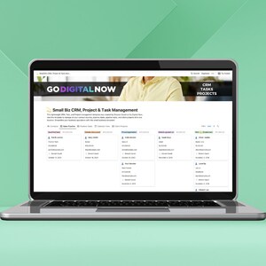 Notion Lightweight CRM, Client Tracker, Task and project Management Toolkit