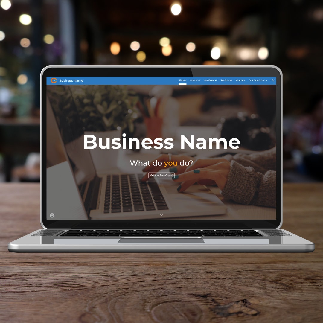 Website Template Designs for Service Businesses (google Sites ...