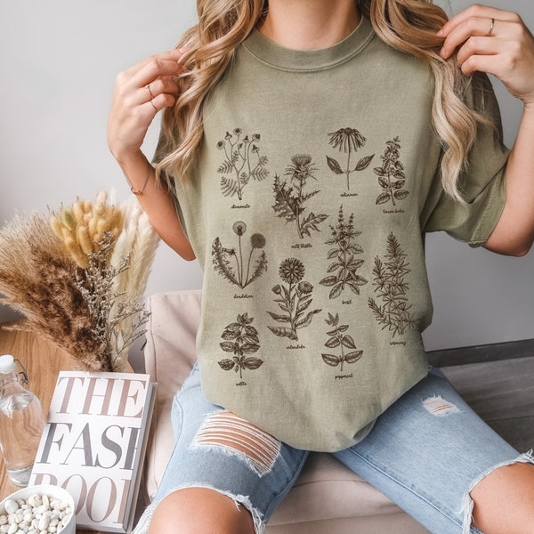 Herbalist Shirt | Herbology Shirt | Botanical Shirt | Vintage Herb Shirt