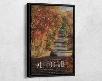 TS All Too Well Poster, Taylor Red Album, Album Cover Print, Swiftie Movie Poster, Retro Album Poster, Music Print, Album Cover Wall Art