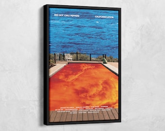 Red Hot Chili Peppers Poster, Red Hot Chili Peppers Canvas, Californication Album Print, Music Album, Album Cover Poster, Music Poster