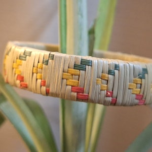 Hawaiian hand woven lauhala bracelet