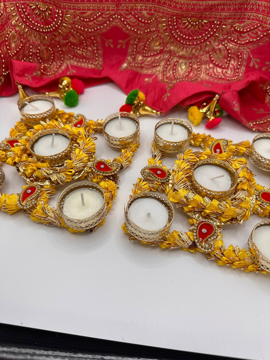 Diwali Diyas, Tea Light Holders, Diya, Diwali, Indian Celebration Large