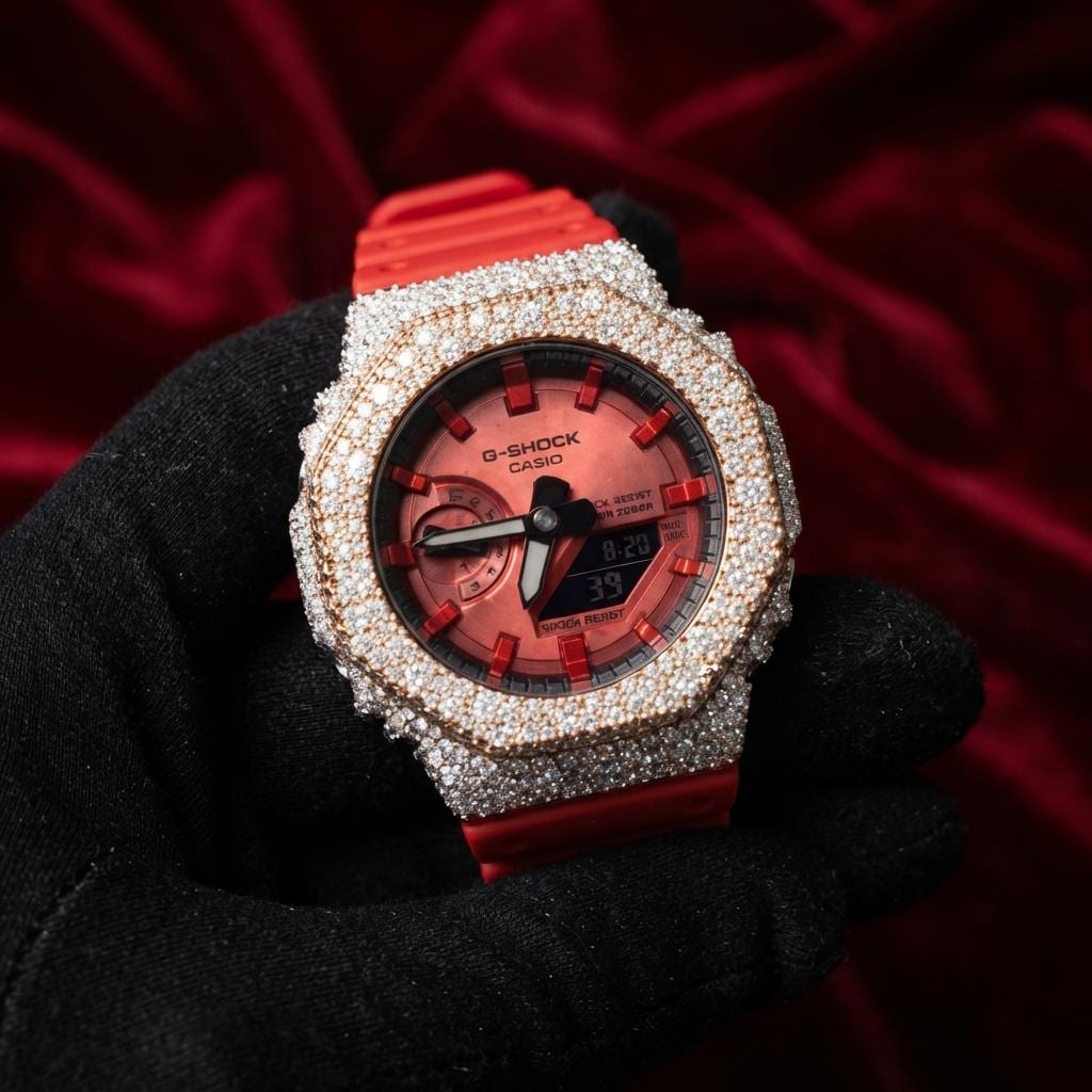 Red Casio G Shock - Etsy