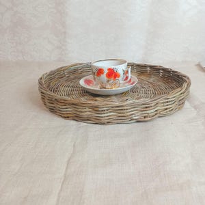 Wicker Serving Tray Kitchen Wicker Display Tray