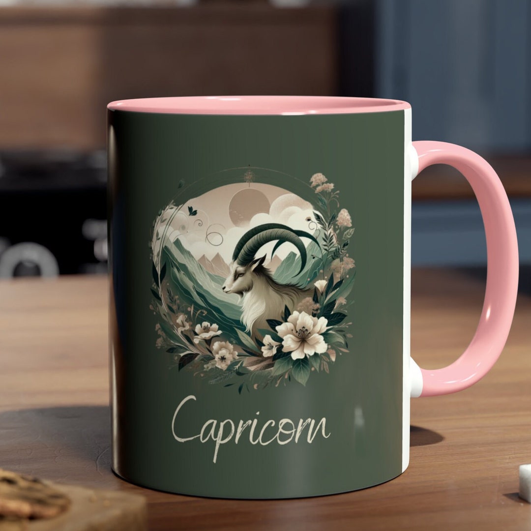 Capricorn Coffee Mugs Zodiac Sign Mugs Birthday Gift for Capricorn