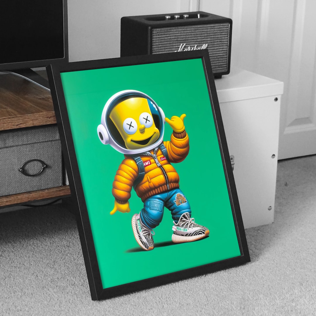 Dope Wall Art Print, Urban Street Art, Wall Canvas Poster, Dope Green