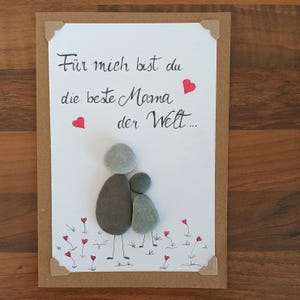 Tarjeta de felicitación "La mejor mamá del mundo" regalo para el Día de la Madre, Mamá es la mejor