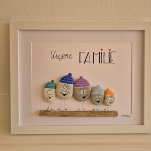 Stone picture "Our Family"