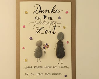 Greeting card "Thank you for the fabulous time", farewell primary school, thank you to the teachers