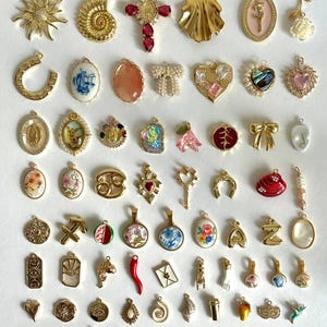 18k Gold Plated Charm Pendant – Vintage Jewelry Charm for Necklace, Bracelet & DIY Making