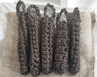 Vintage style Curlers:  PACK OF 5 Size chunky made from cotton