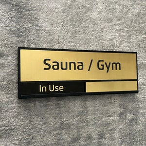 Can Be Moved Custom Busy - Available Conference Room Door Sign, Variable Sign, Office Sign