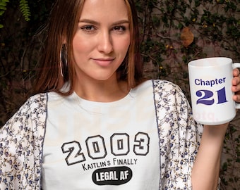 Personalized 21st Birthday Mug: Custom Chapter 21 Gift