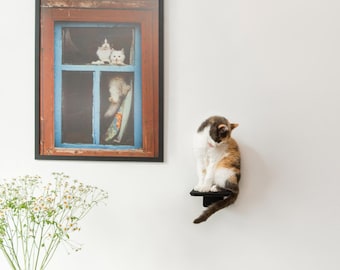 Modern Wall Mounted Cat Steps, Space Saving Cat Furniture