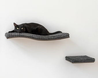 Floating Shelves, Cat Wall Furniture, Wall Mounted Shelf, Cat Shelves, Cat Bed, Cat Wall Bed, Cat Climbing Wall, Modern Cat Furniture