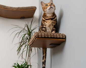 Cat Wall Furniture, Cat Steps For Wall, Cat Furniture, Cat Bed, Cat Mounted Shelf, Cat Window Perch
