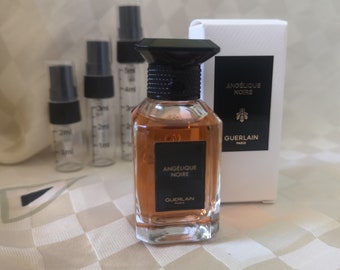 Spray da viaggio fatto a mano Angelique Noire, campione 2, 3, 5 ml