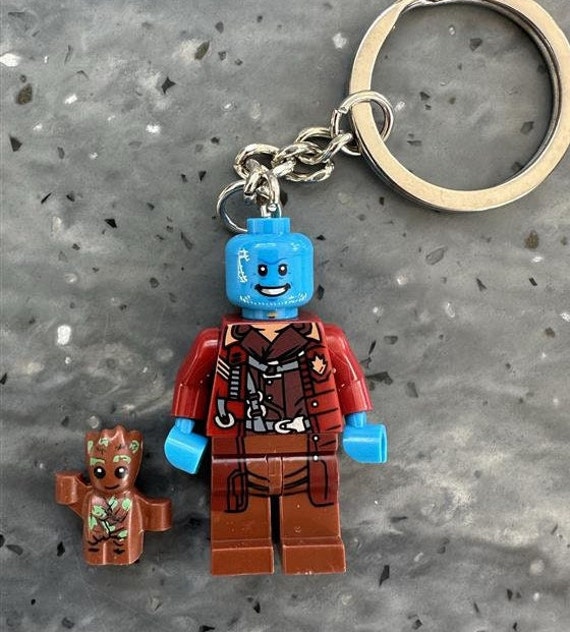 Guardians of the Galaxy Rocket Mantis Yondu LEGO Keychain Etsy