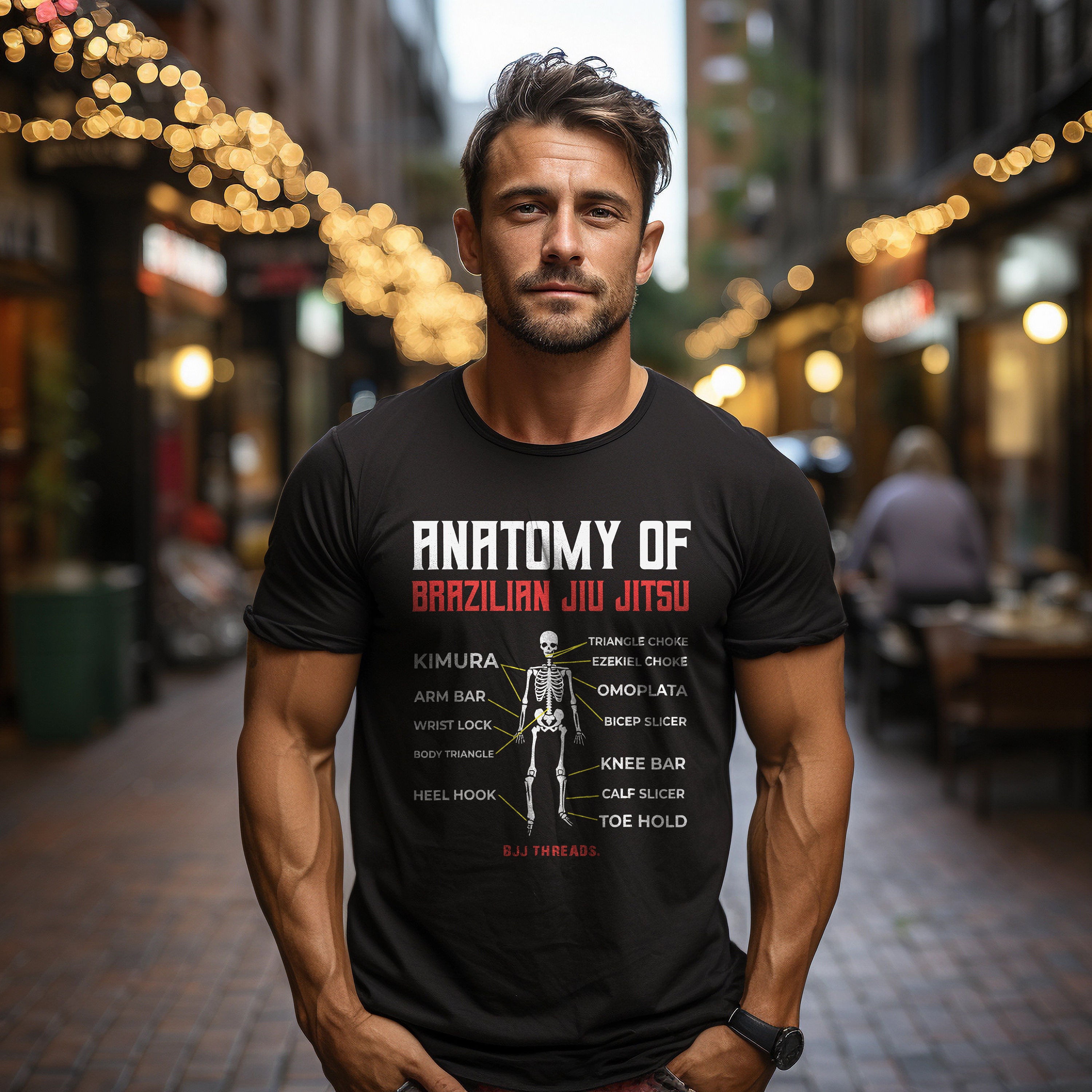 Bjj Brazilian Jiu Jitsu Kimura Town Tee Bjj Brazilian Jiu Jitsu Kimura Town Tee