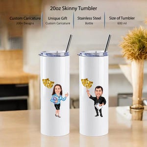 20oz Theatre Themed Skinny Tumbler, Funny Theatre Gifts for Men / Women, Theatre Teacher Gifts, Theatre Mom, Theatre Dad, Theater Grandma