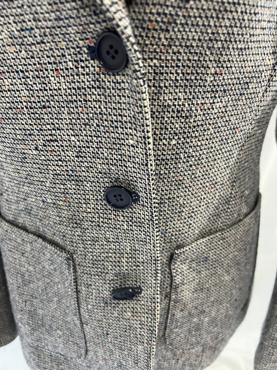 CLASSIC VINTAGE Grey Pendleton Wool Blazer - Ladi… - image 2