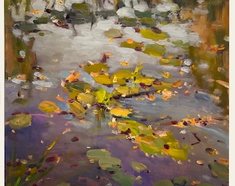 Autumn Water Lilies
